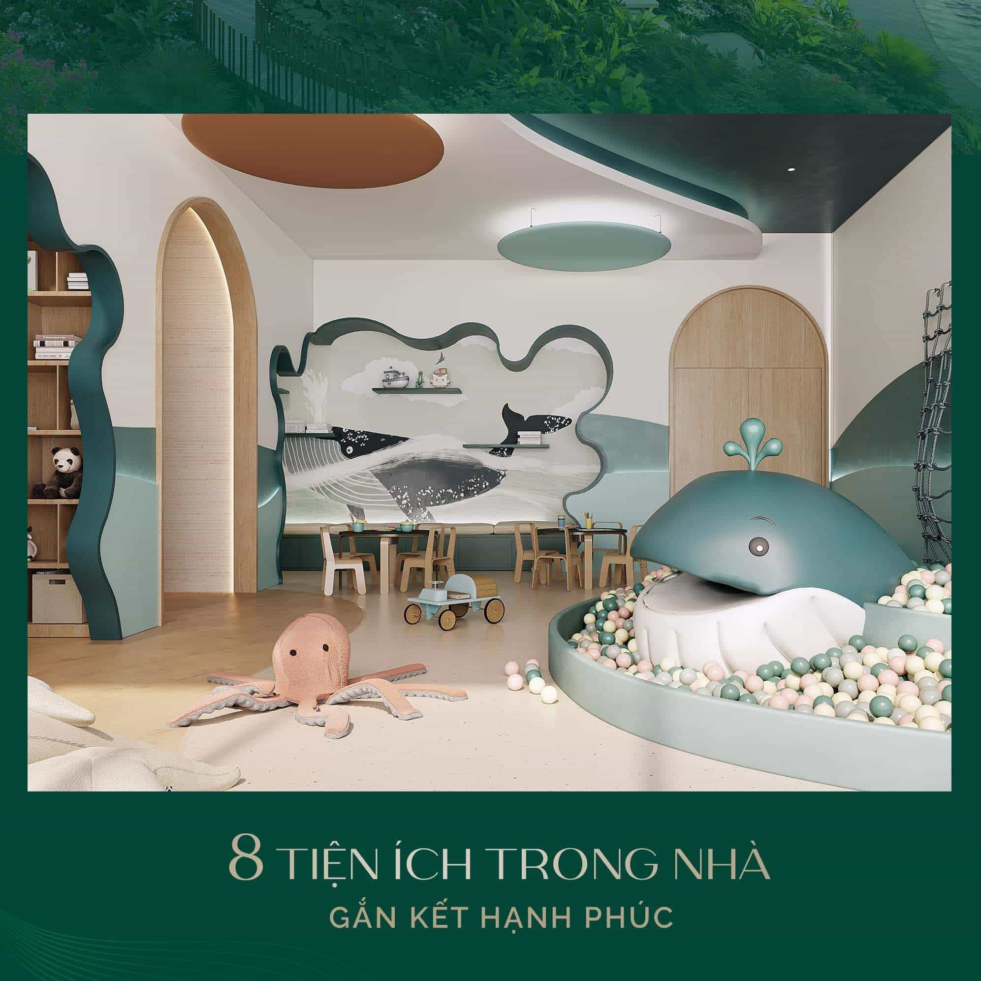 Tiện ích trong nhà tiêu chuẩn quốc tế của LUMIÈRE SpringBay