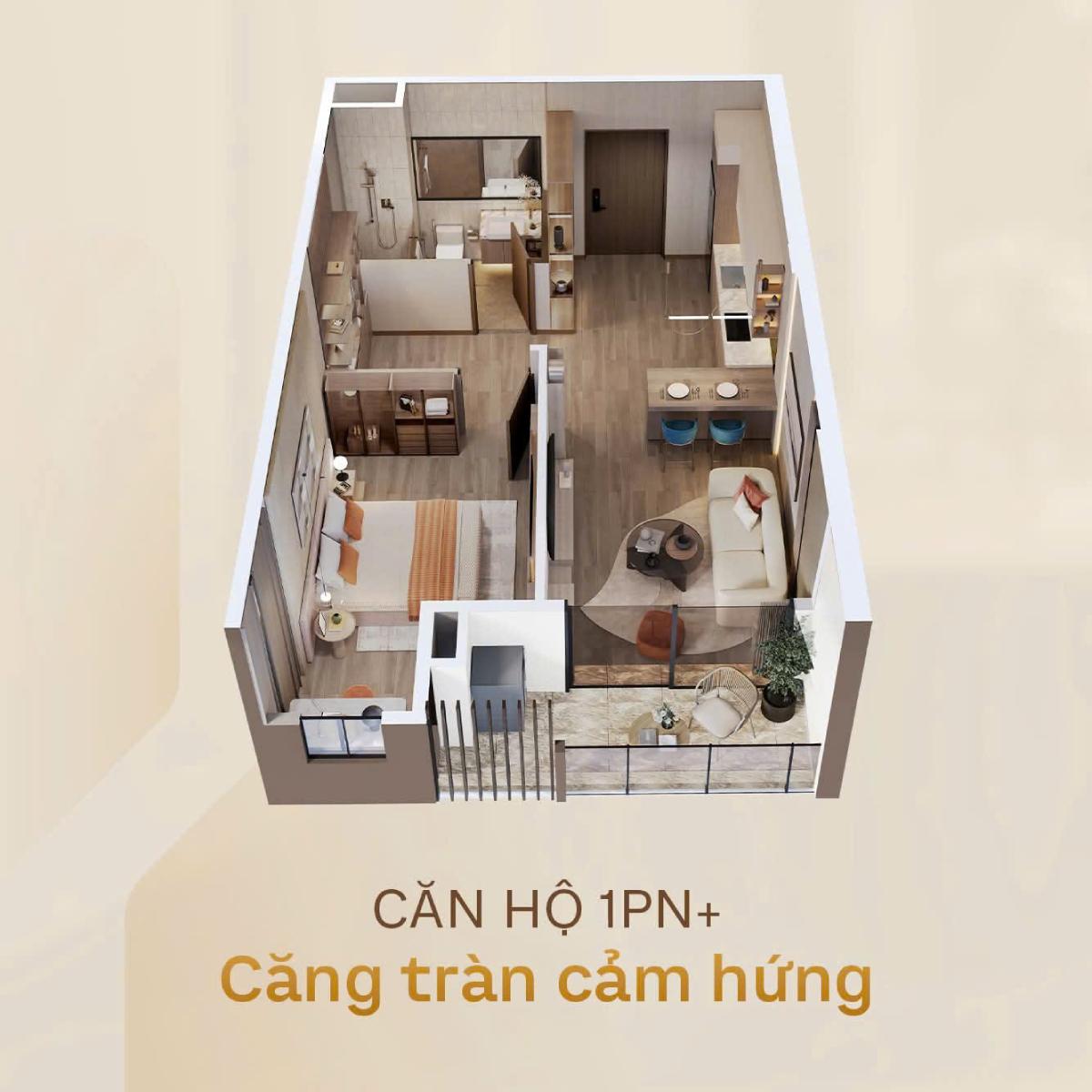 Căn hộ 1PN+